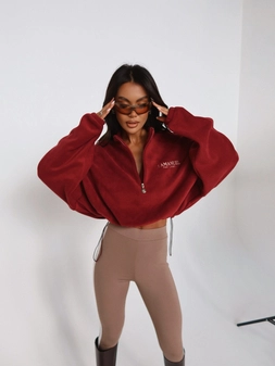 Bluza WARM UP bordo