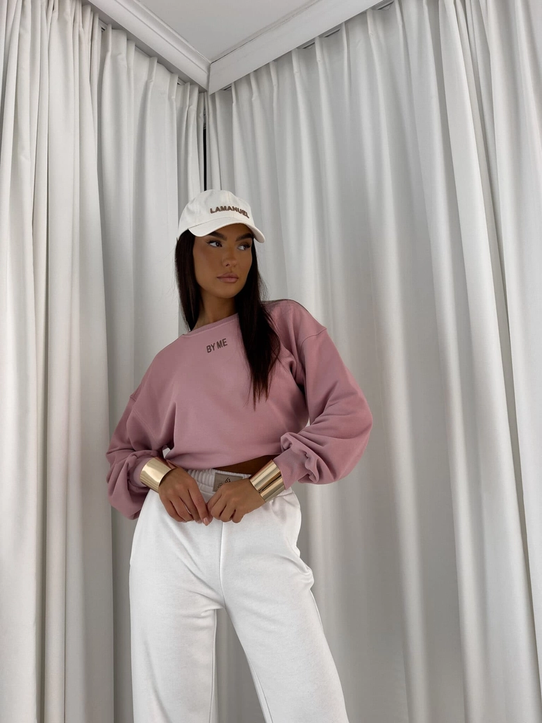 Bluza COTTON - brudny róż