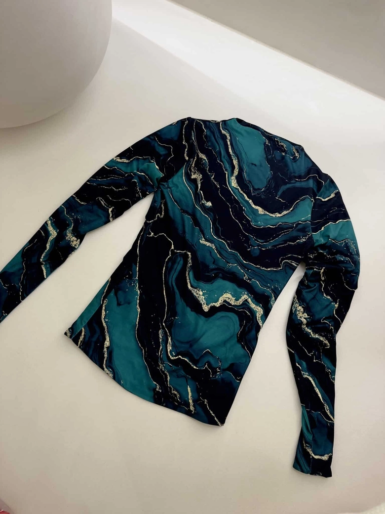 Bluzka SKIN MARMUREK – zieleń