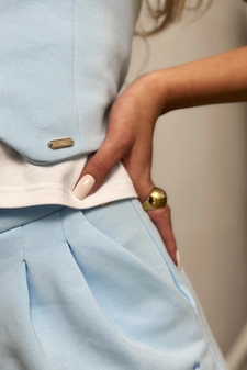 Szorty damskie BG Way | błękit T21145