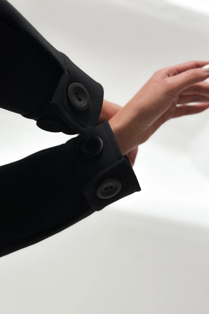 Płaszcz damski BG Voodoo | czarny H20676