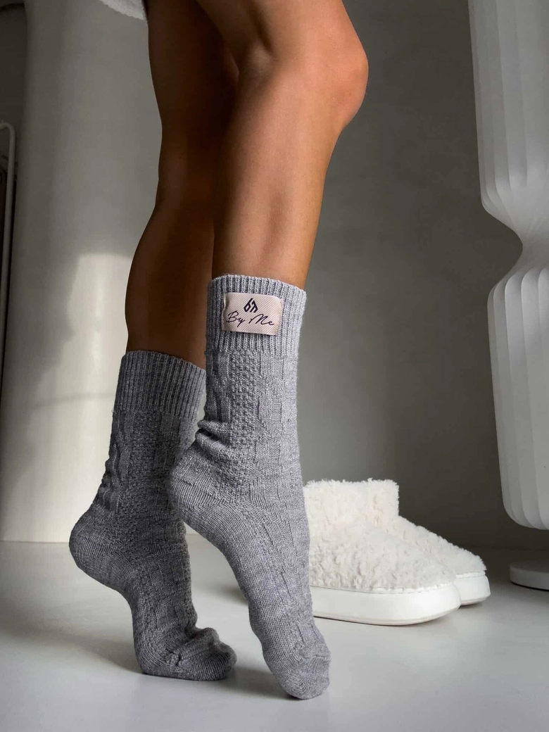 Skarpety WOOL – szare