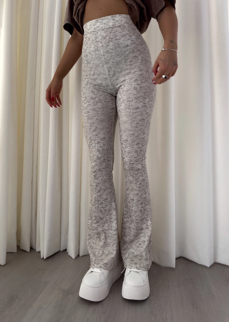 Legginsy DZWONY - prążkowane