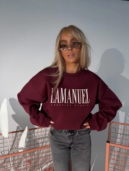 Bluza CREATIVE bordo