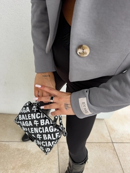 Marynarka dresowa SLIM - szara