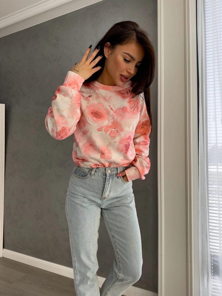 Bluza MARC print – peach