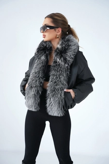 Kurtka damska BG Luxury | czarny