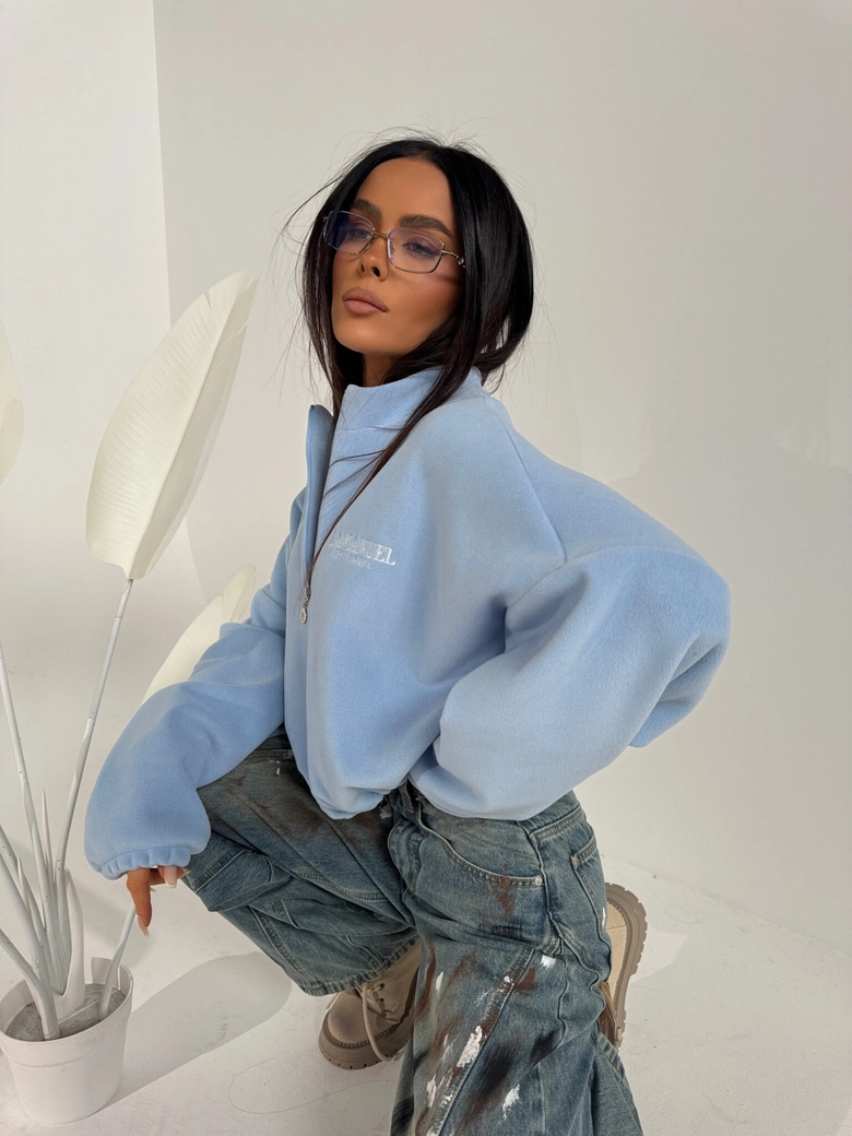 Bluza WARM UP błękit