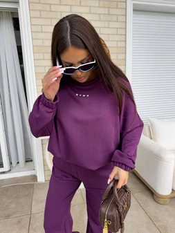 Komplet SYDNEY - śliwka DOSTĘPNY OD 06.10.2025r.