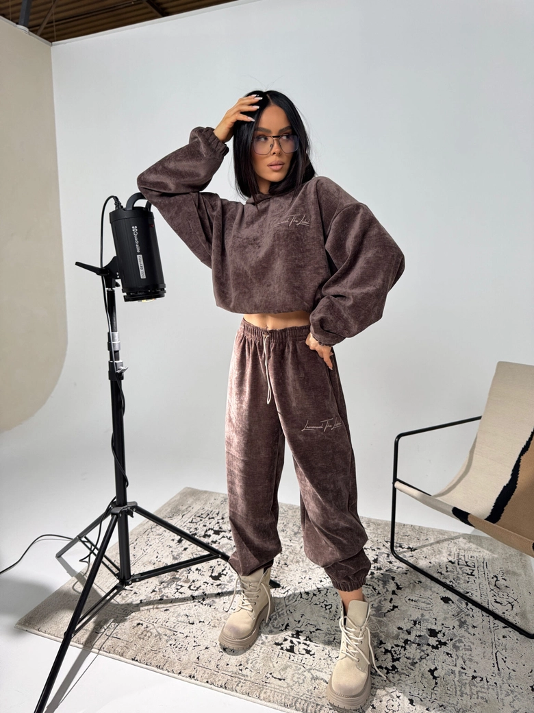 Bluza QUEEN czekolada