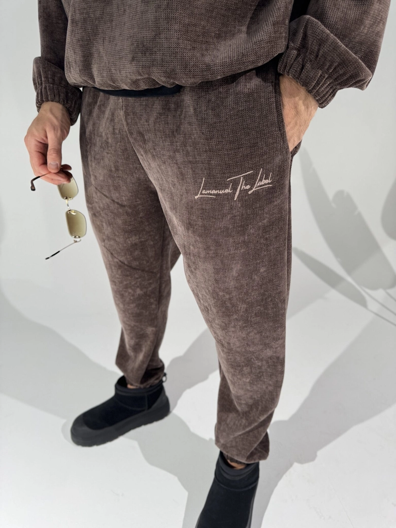 Spodnie KING czekolada