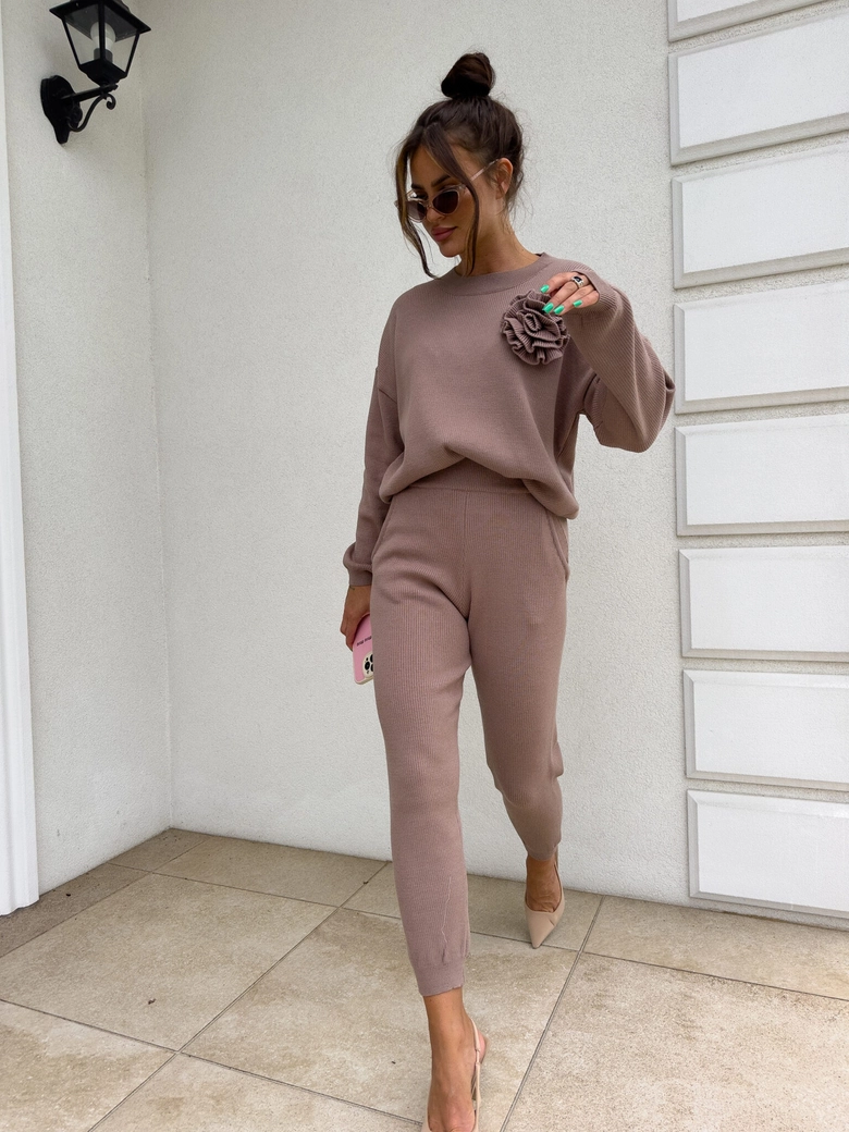 Komplet DELANI LONG – mokka N19385