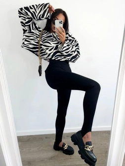 Legginsy modelujące czarne Layano G16017