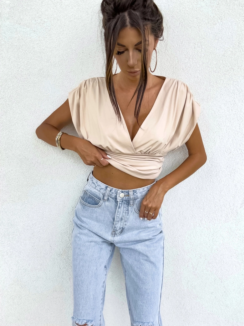Bluzka VIBE - beżowa C16550