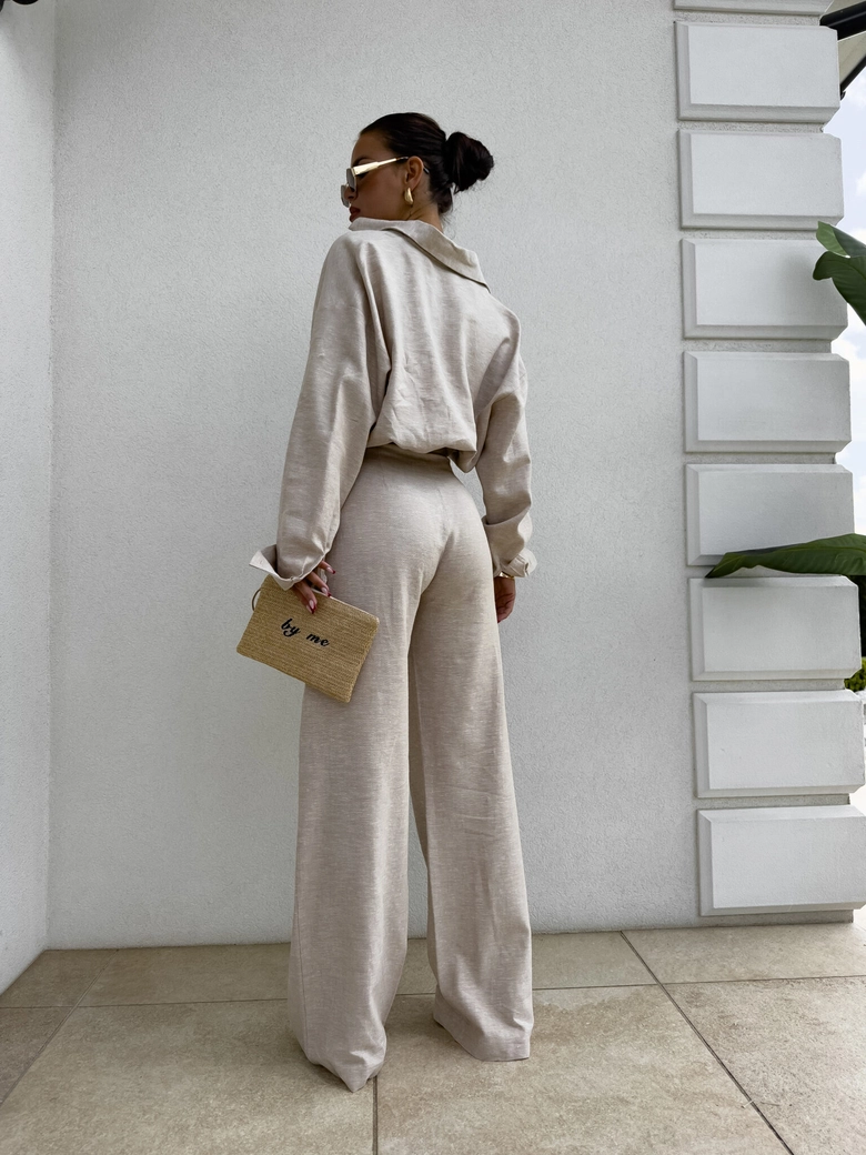 Koszula OVER SPRING natural – ciepły beż