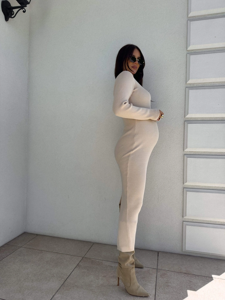 Sukienka COYA - jasny beż