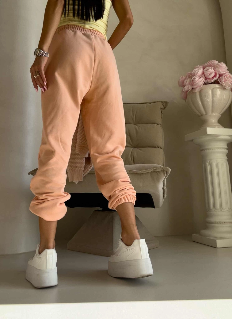 Spodnie dresowe CLASSIC - morelowe