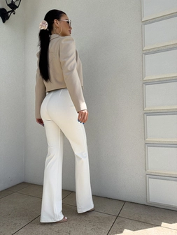 Marynarka SLIM - ciemny beż