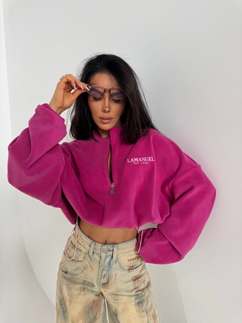 Bluza WARM UP fuksja