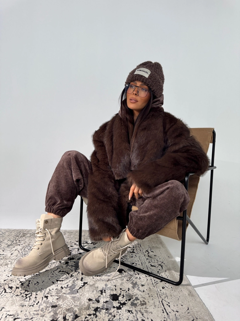 Kurtka FUZZY czekolada