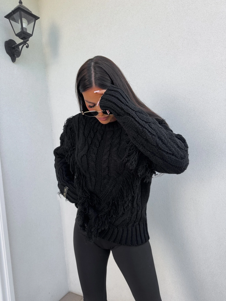 Sweter INDIANA - czarna