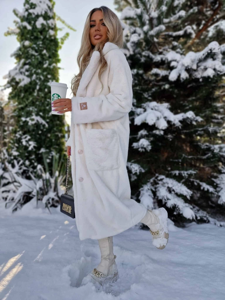 Płaszcz NOELLE – ecru