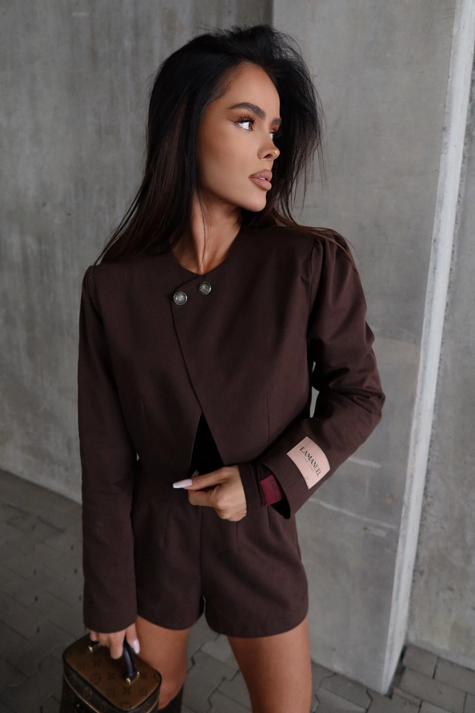 Marynarka SPECTRUM czekolada