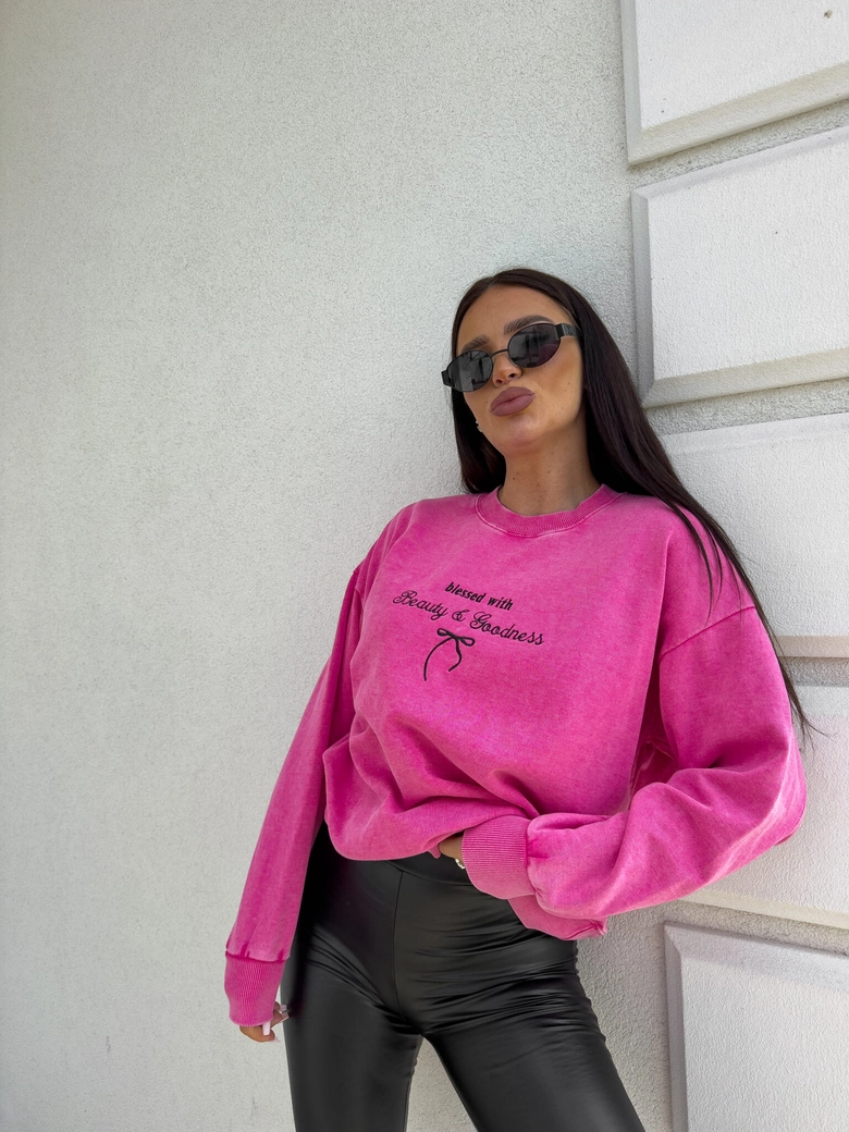 Bluza GOODNESS - różowa