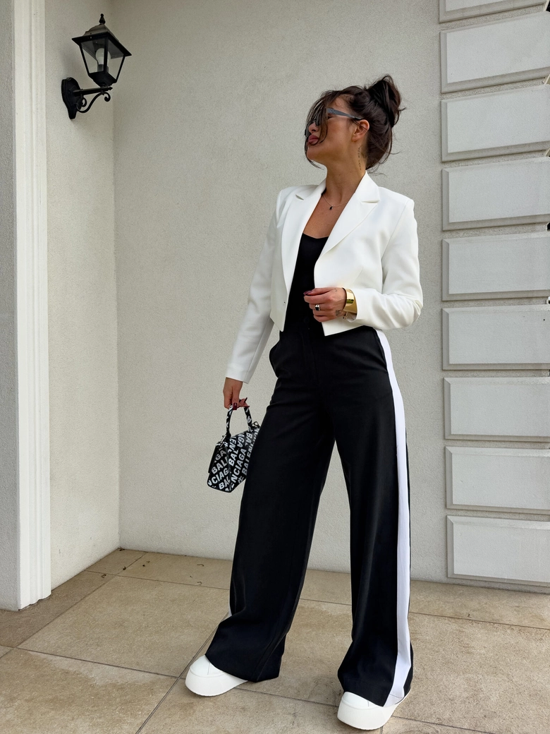 Marynarka SLIM - ecru