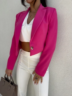 Marynarka SLIM - fuksja