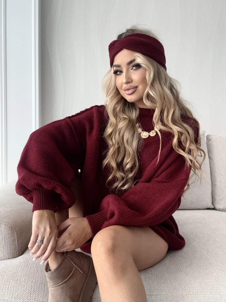 Opaska CATI - bordo BYME18572