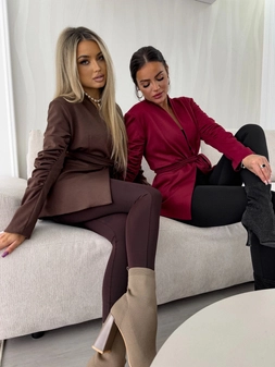 Marynarka ISABELLE – bordo R18983