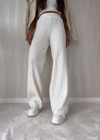 Spodnie SAMIRA - ecru