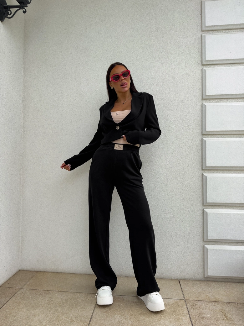 Spodnie SEVEN – czarne