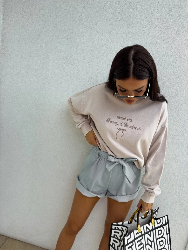 Bluza GOODNESS - jasny beż