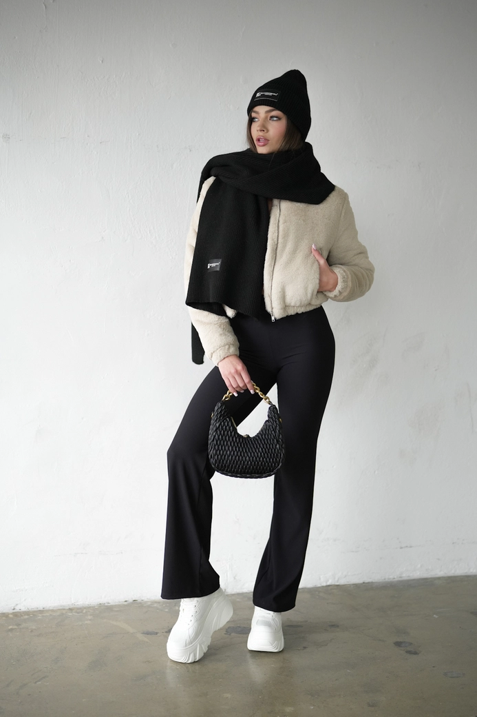 Czapka BG Teddy | czarny K17958