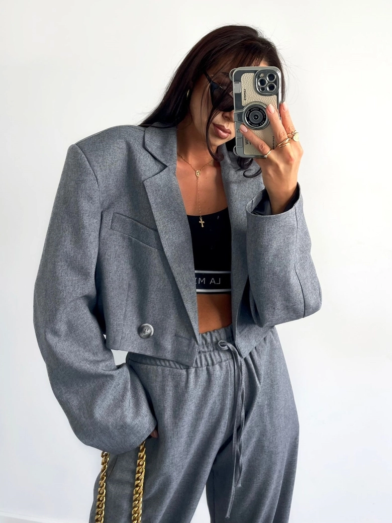 Spodnie pumpy grafitowe Harley T15664