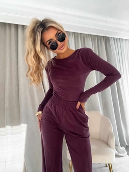 Bluzka LAMIA – bordowa