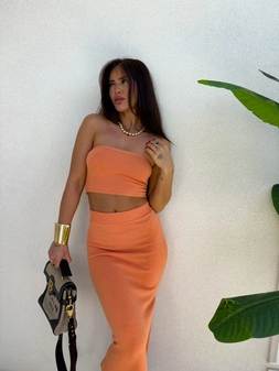 Komplet MEDUSA - pomarańczowy