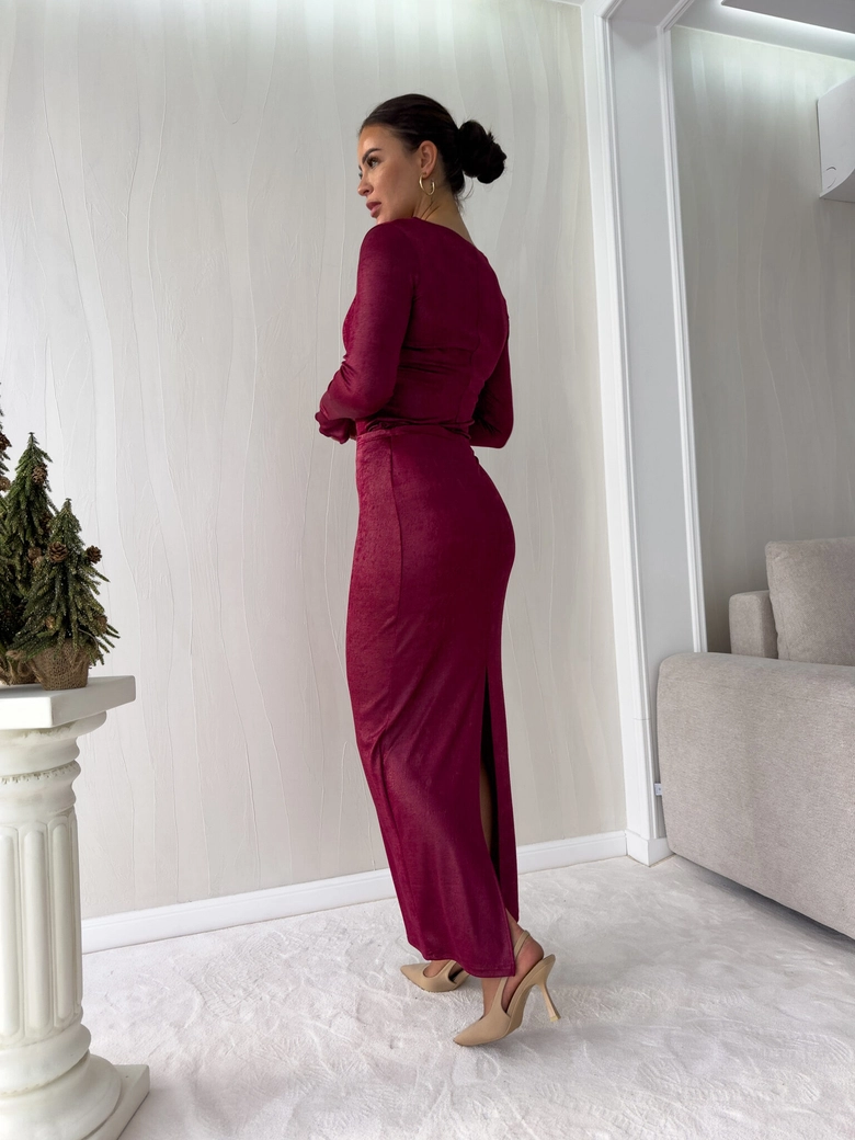 Bluzka SHY Diamond - bordowa C18979