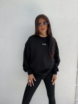 Bluza COTTON - czarna