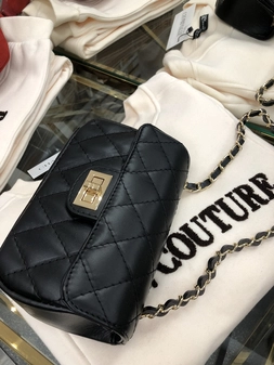 Torba pikowana czarna Ting J212