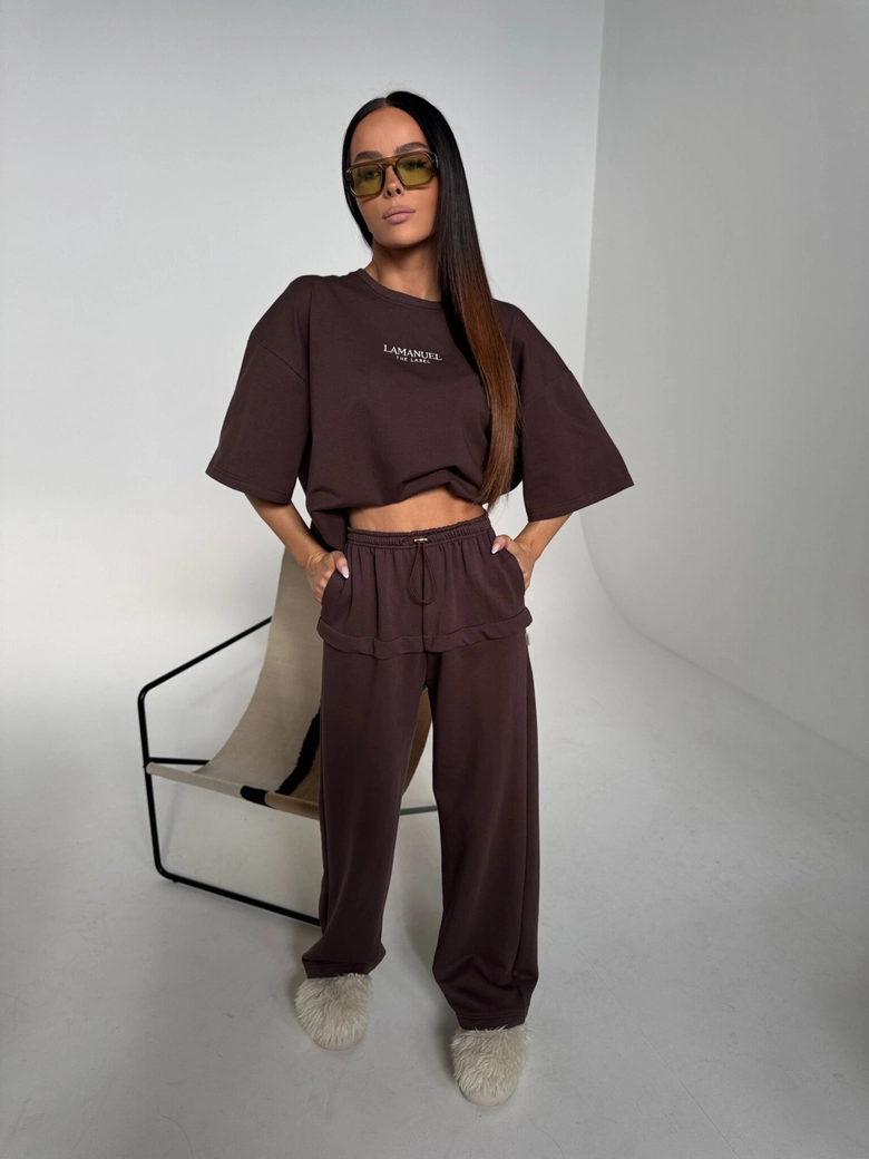 Tshirt BASE czekolada