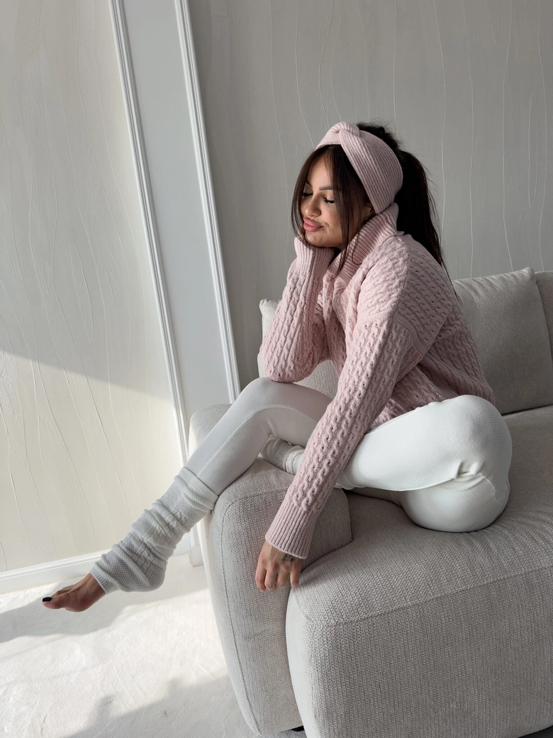 Opaska CATI - pudrowy róż BYME18247