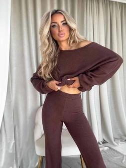 Komplet ANGEL – czekoladowy