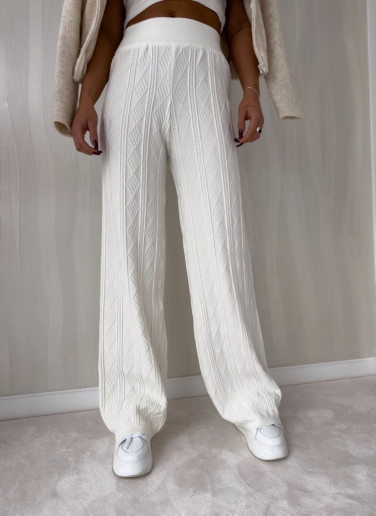 Spodnie SAMIRA - ecru