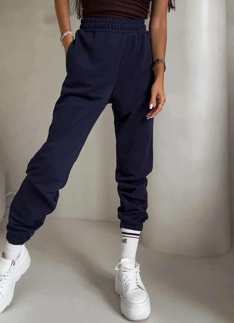 Spodnie dresowe CLASSIC - granatowe
