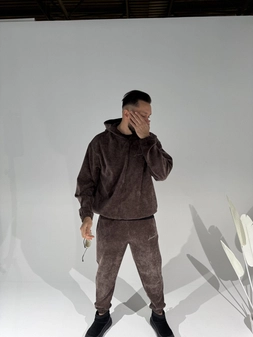 Spodnie KING czekolada