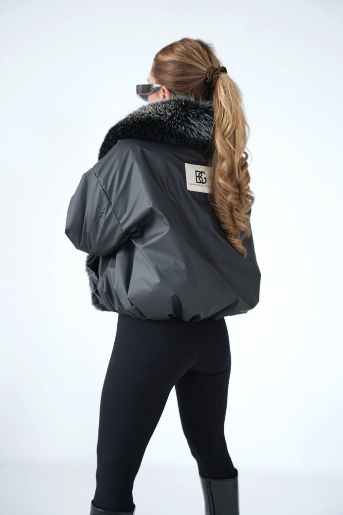 Kurtka damska BG Luxury | czarny