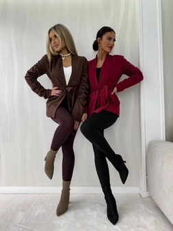 Marynarka ISABELLE – bordo R18983